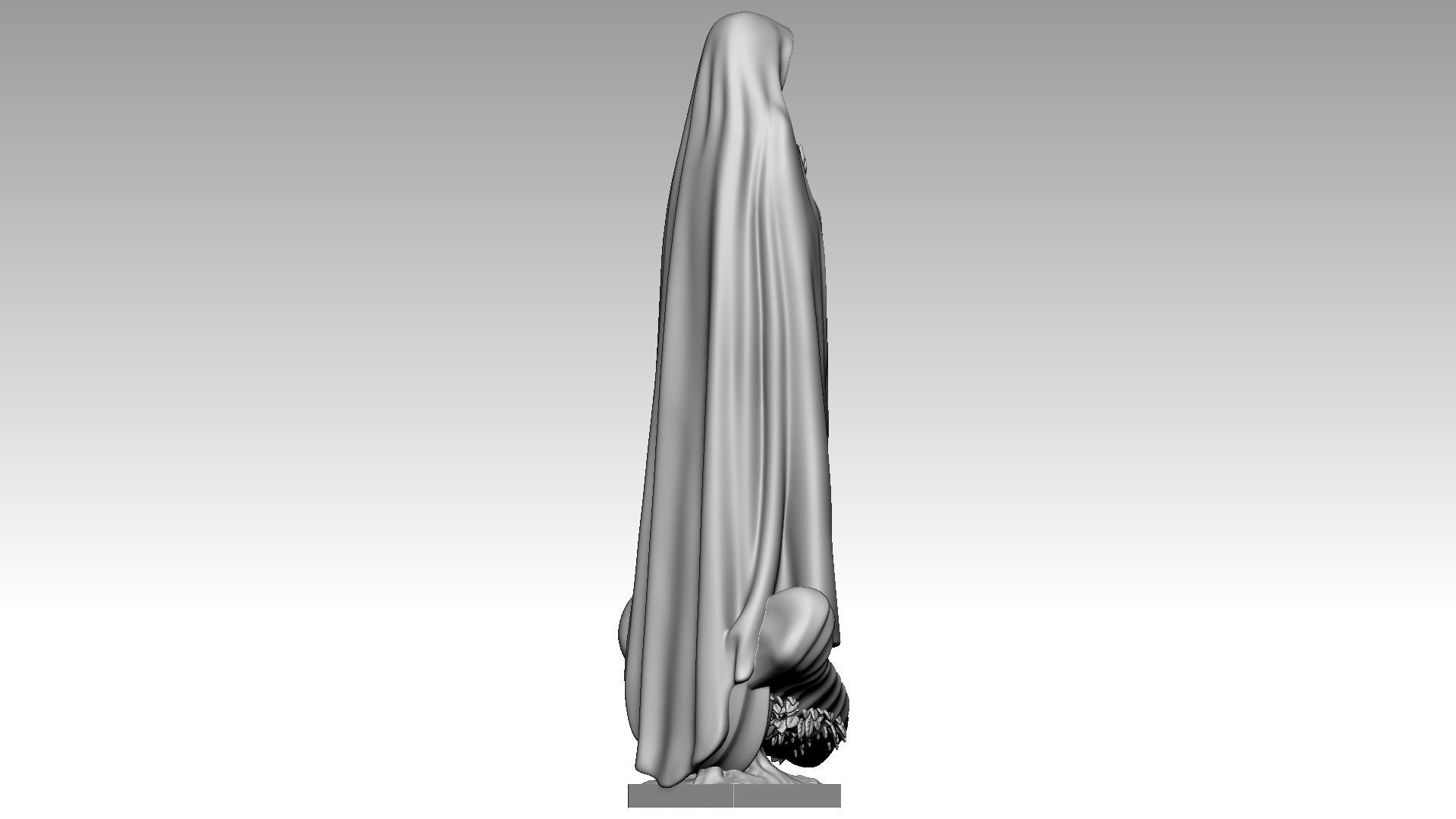 Virgin Mary appears at Fatima - Queen of Peace 3D print model_3