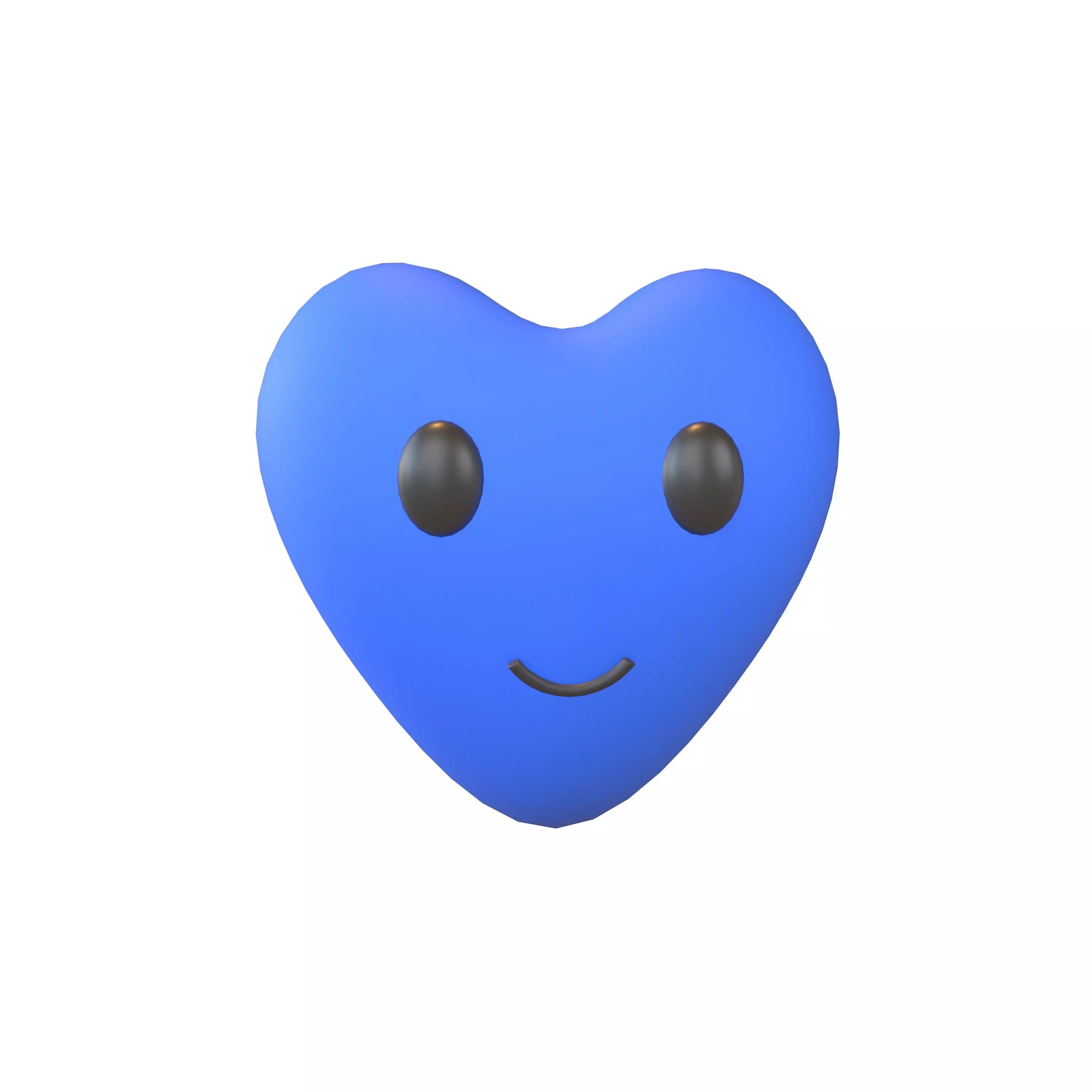 Heart Character V1 004 Low-poly 3D model_0