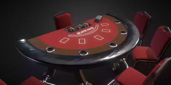 blackjack table