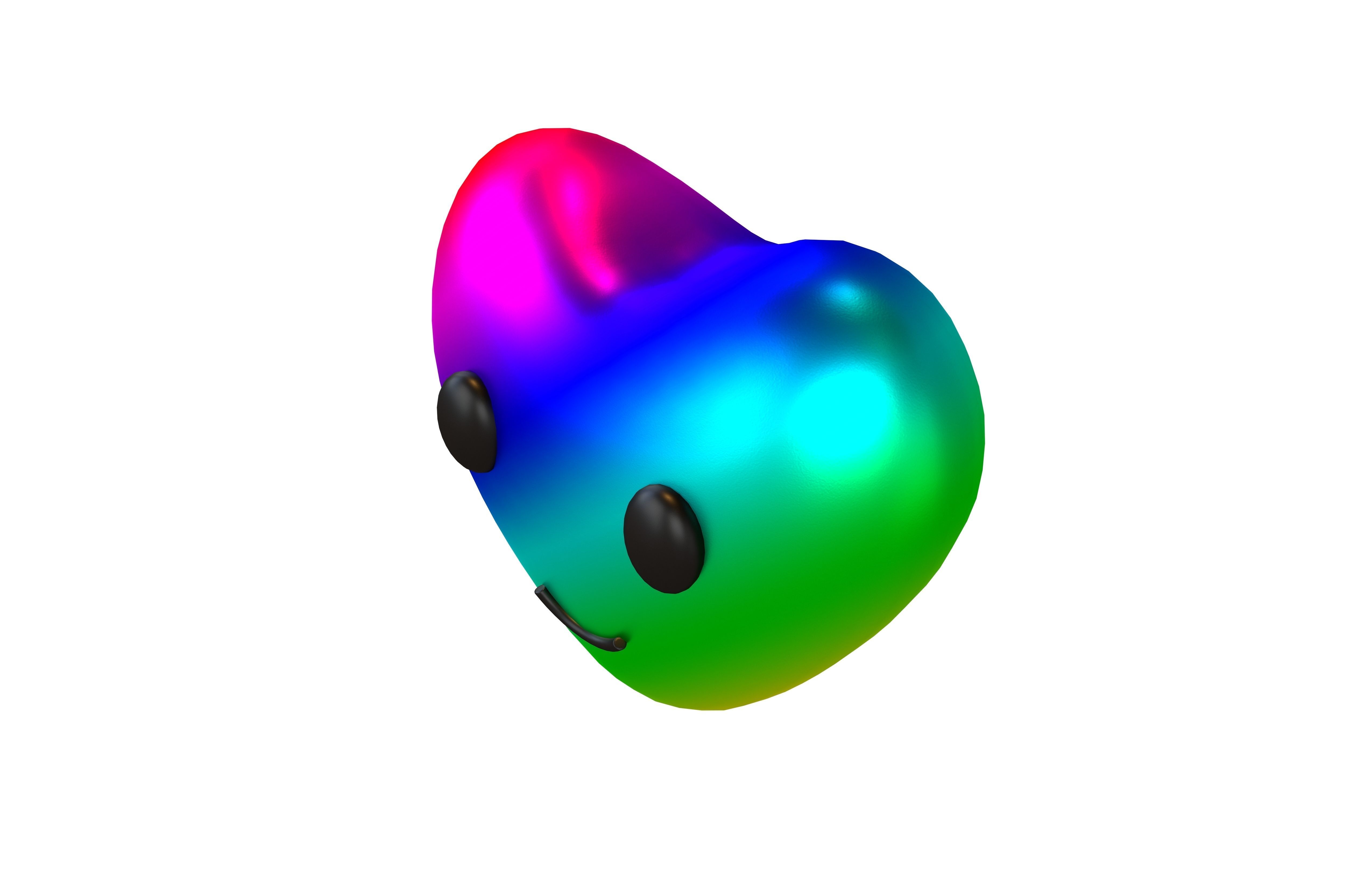 Heart Character V1 013 Low-poly 3D model_2