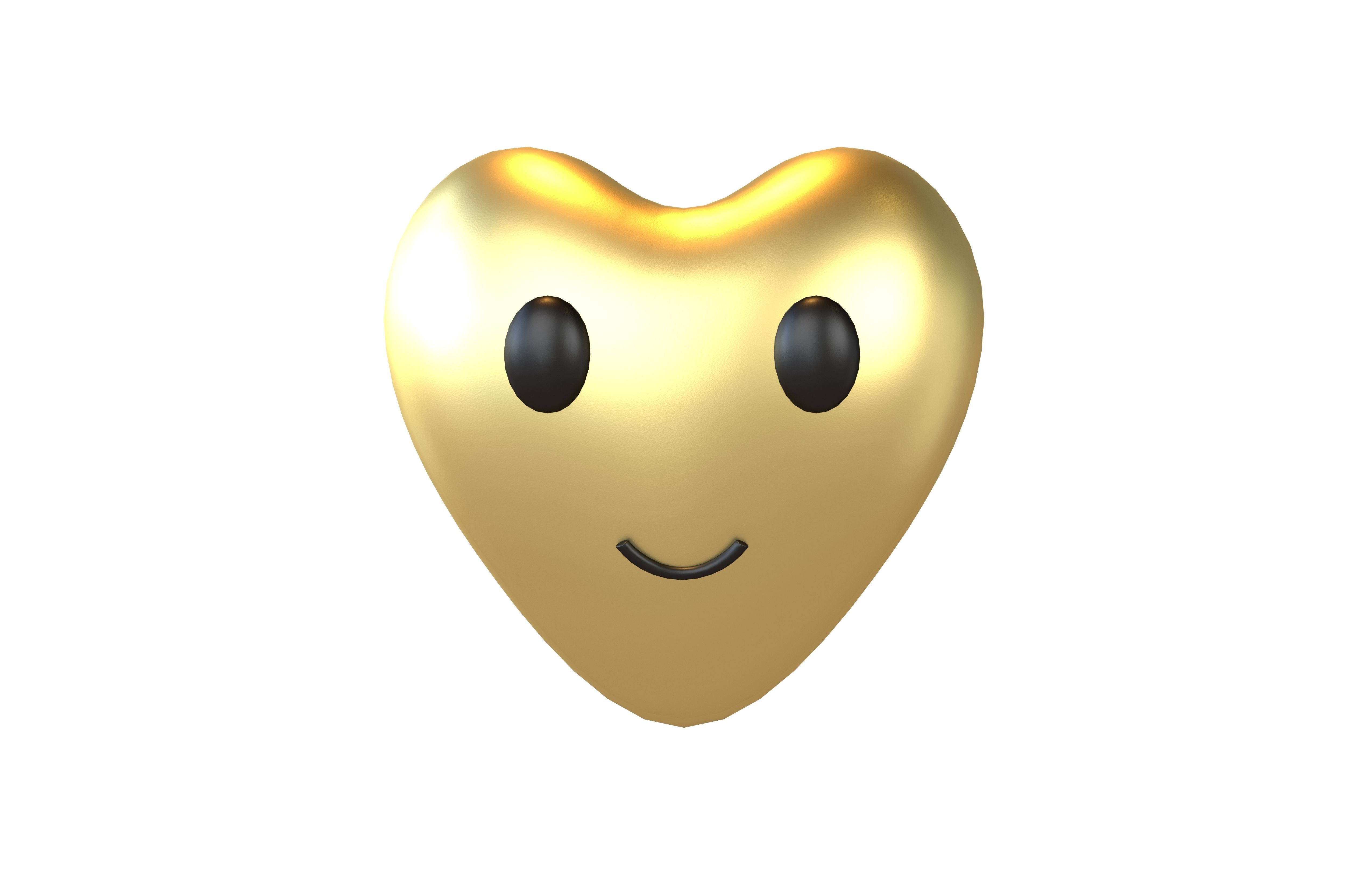 Heart Character V1 014 Low-poly 3D model_1