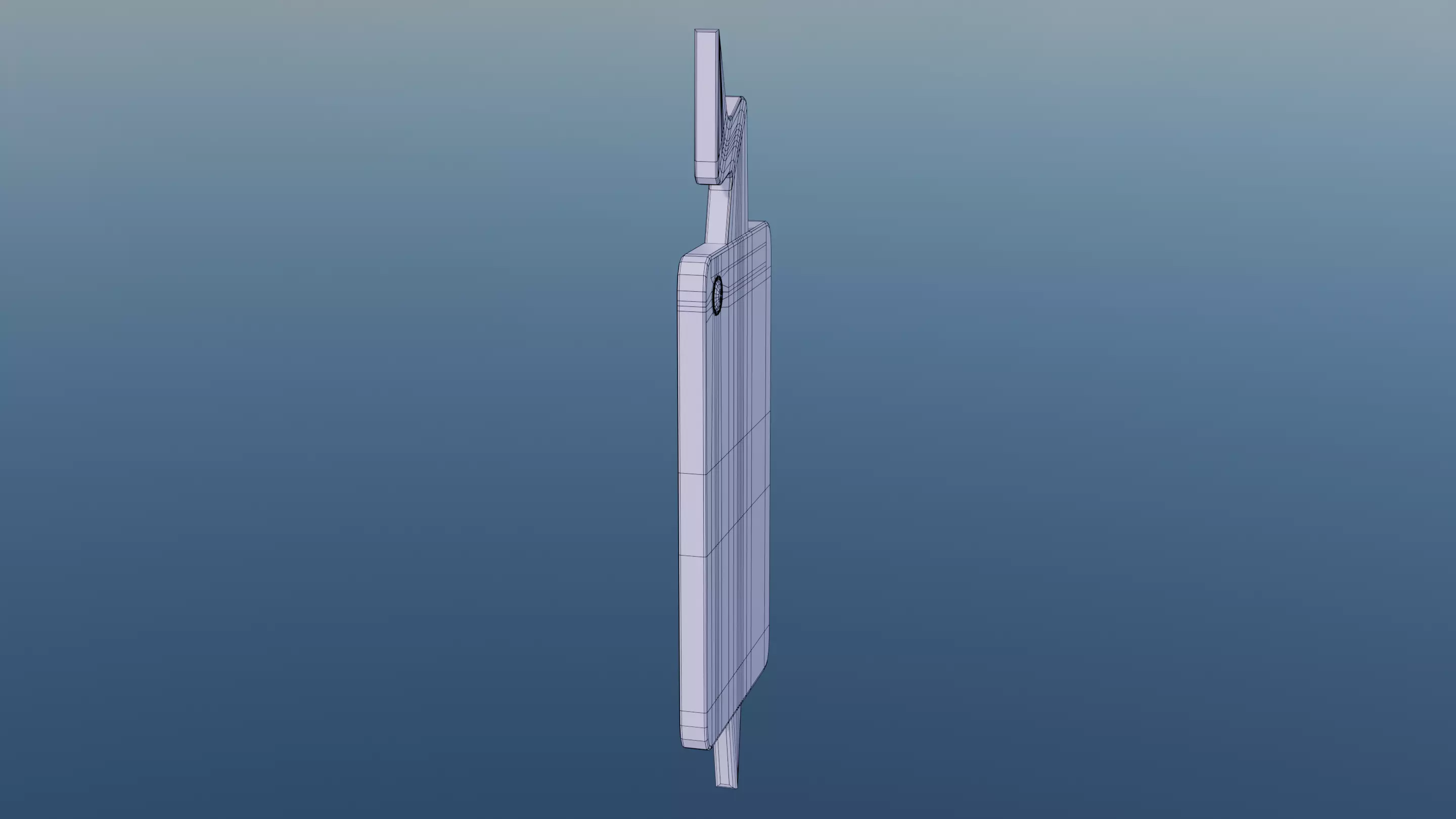 Pokemon Customizable Case SmartRotom Vertical Low-poly 3D model_9