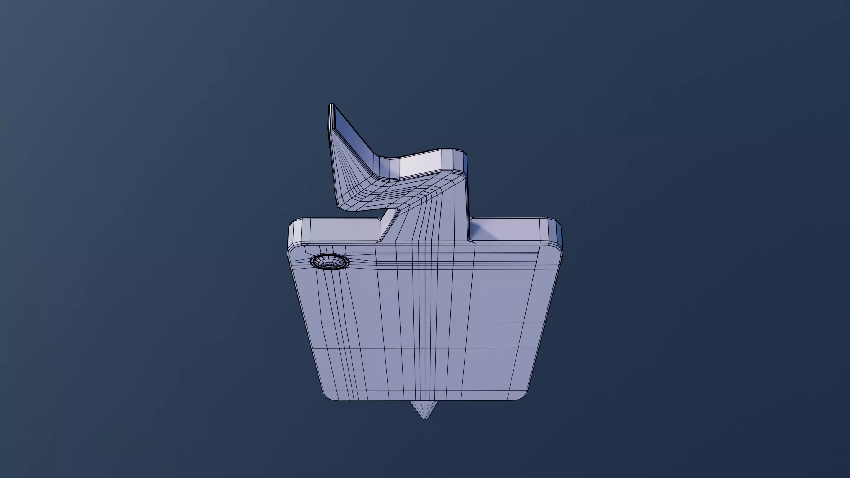 Pokemon Customizable Case SmartRotom Vertical Low-poly 3D model_12