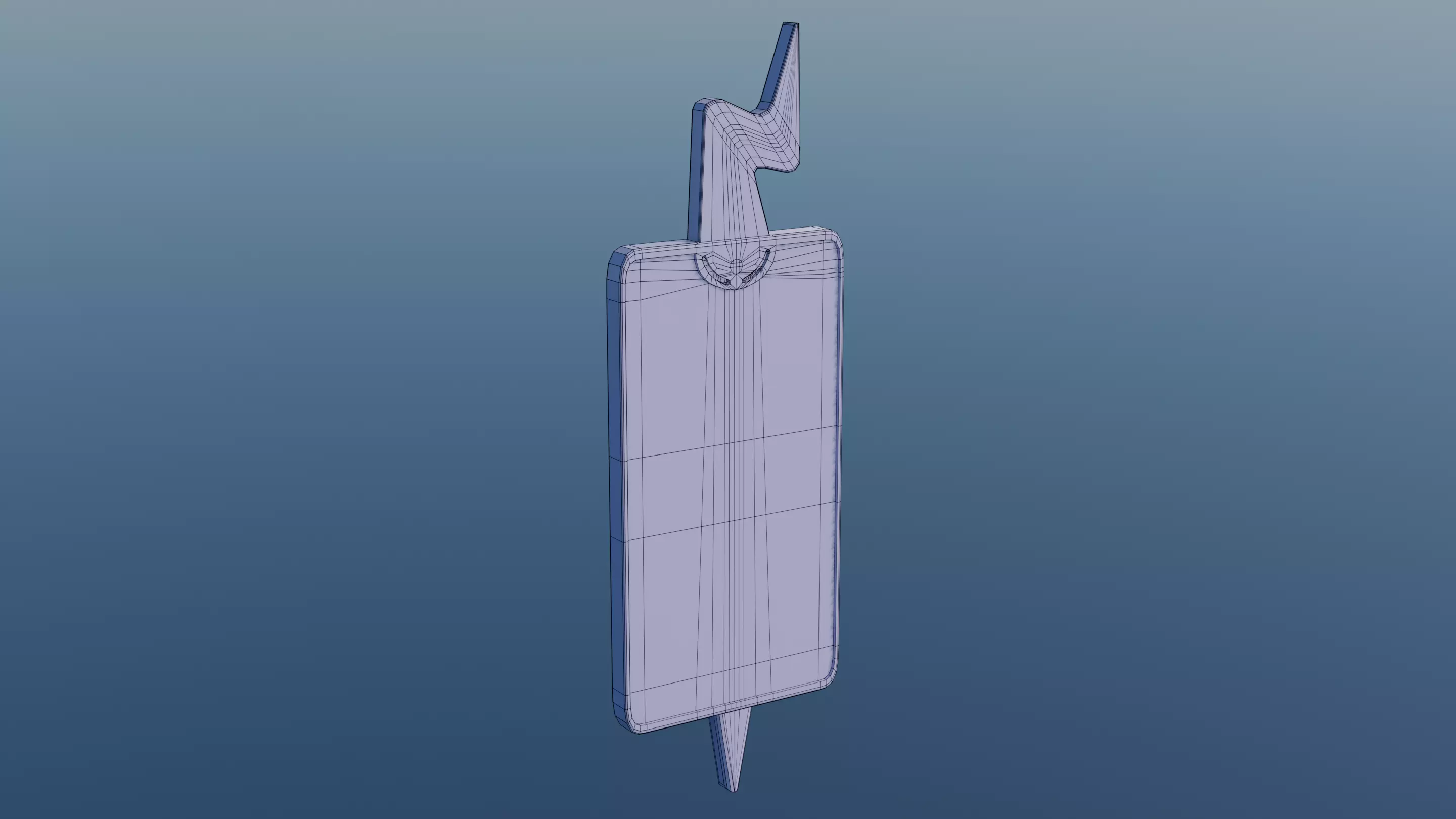 Pokemon Customizable Case SmartRotom Vertical Low-poly 3D model_6