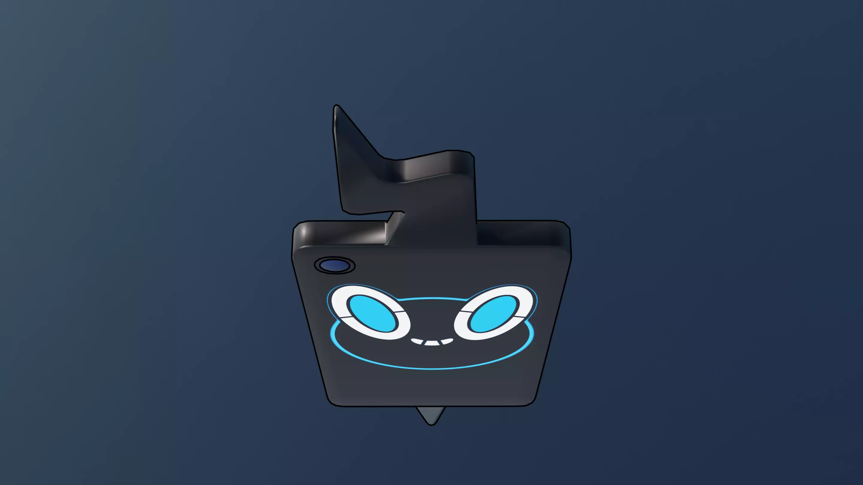 Pokemon Customizable Case SmartRotom Vertical Low-poly 3D model_10