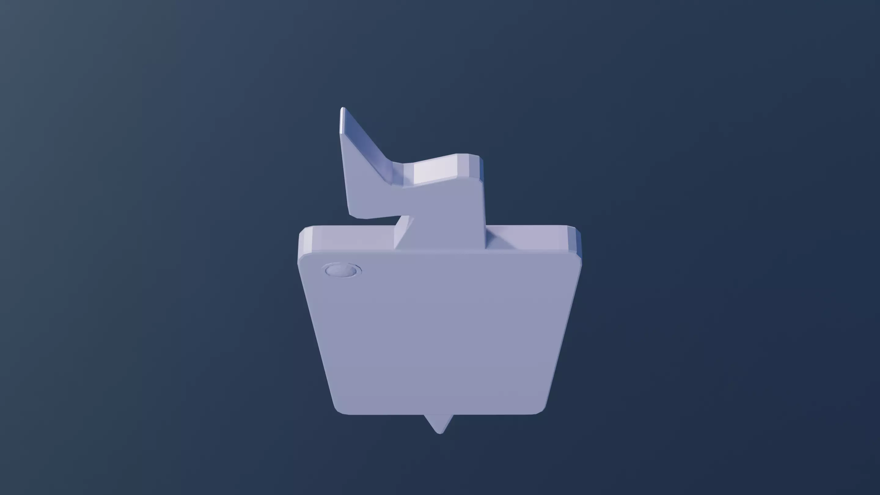 Pokemon Customizable Case SmartRotom Vertical Low-poly 3D model_11