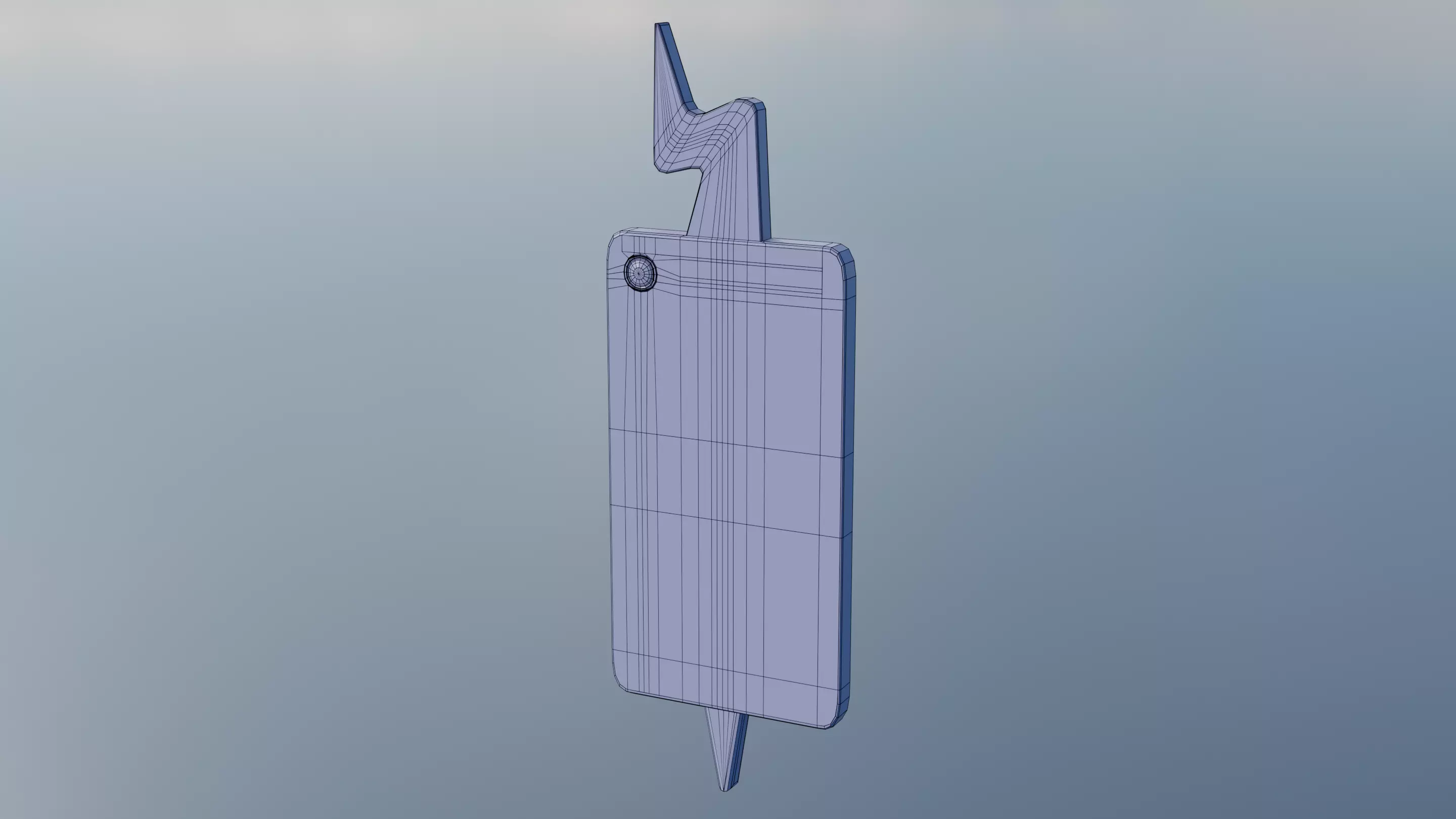 Pokemon Customizable Case SmartRotom Vertical Low-poly 3D model_3