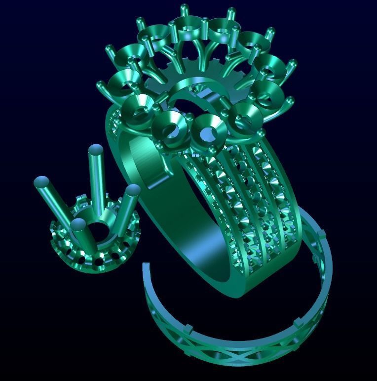 Engagement Ring 8 3D print model_8