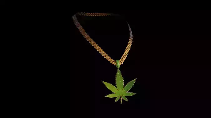 Weed Chain - Metahuman Ready Low-poly 3D model