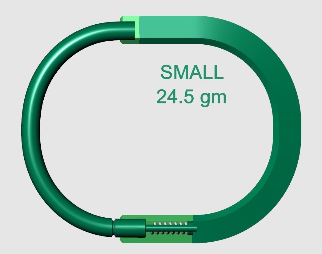 Tiffany Lock Bangle 3D print model_7