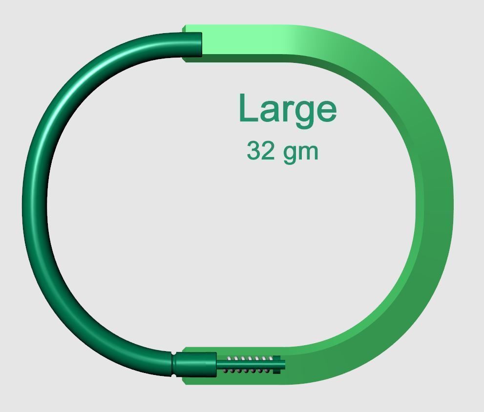 Tiffany Lock Bangle 3D print model_5