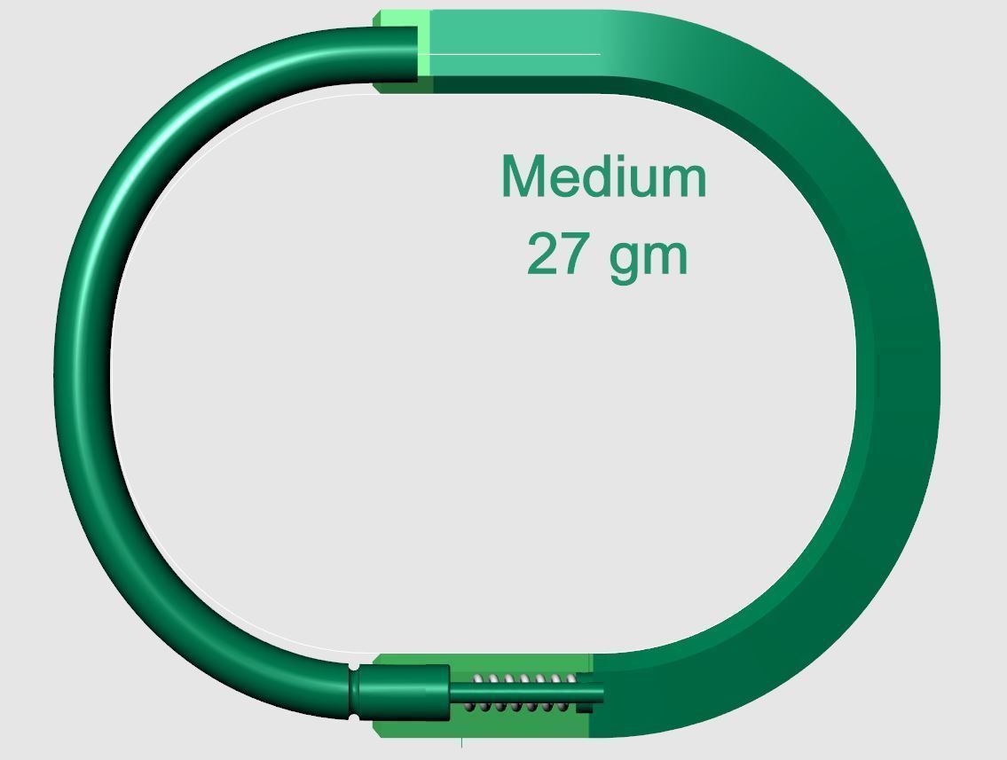 Tiffany Lock Bangle 3D print model_6