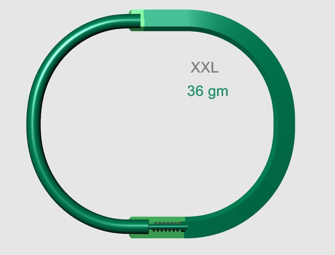 Tiffany Lock Bangle 3D print model_10