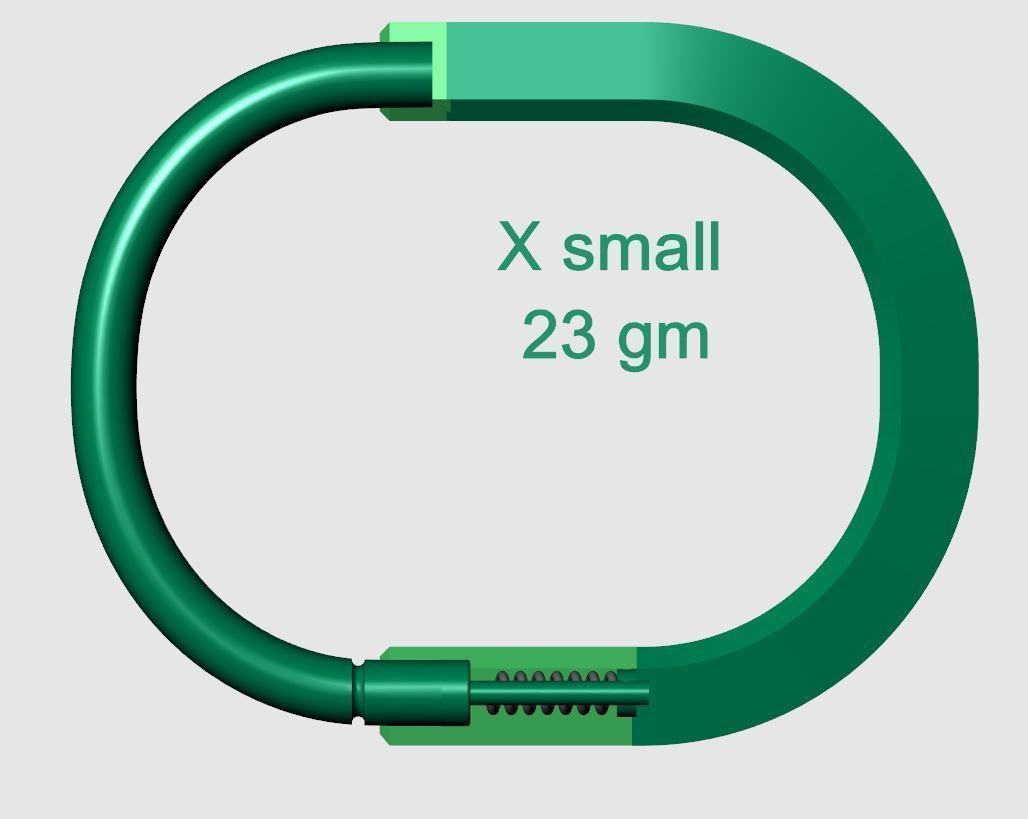 Tiffany Lock Bangle 3D print model_8