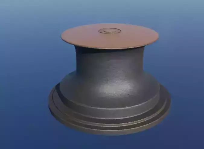 Titanic Forecastle and Stern Deck Capstan  3D model