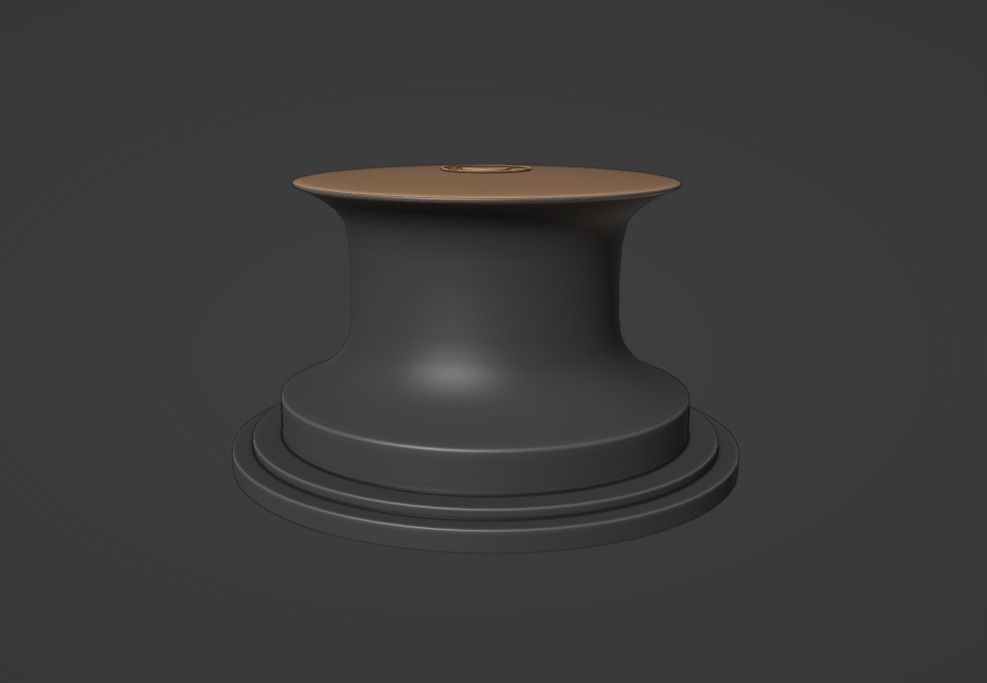 Titanic Forecastle and Stern Deck Capstan  3D model_3