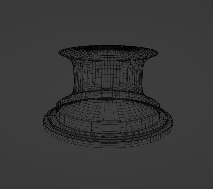 Titanic Forecastle and Stern Deck Capstan  3D model_4