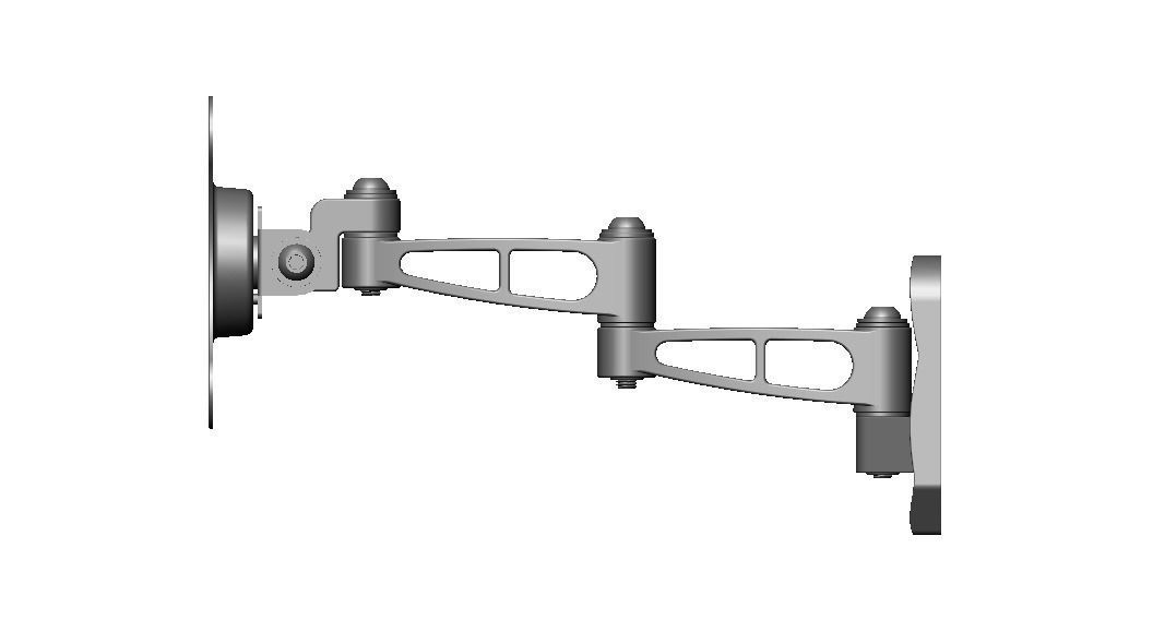 Adjustable Swivel Monitor Mounts 3D model_17
