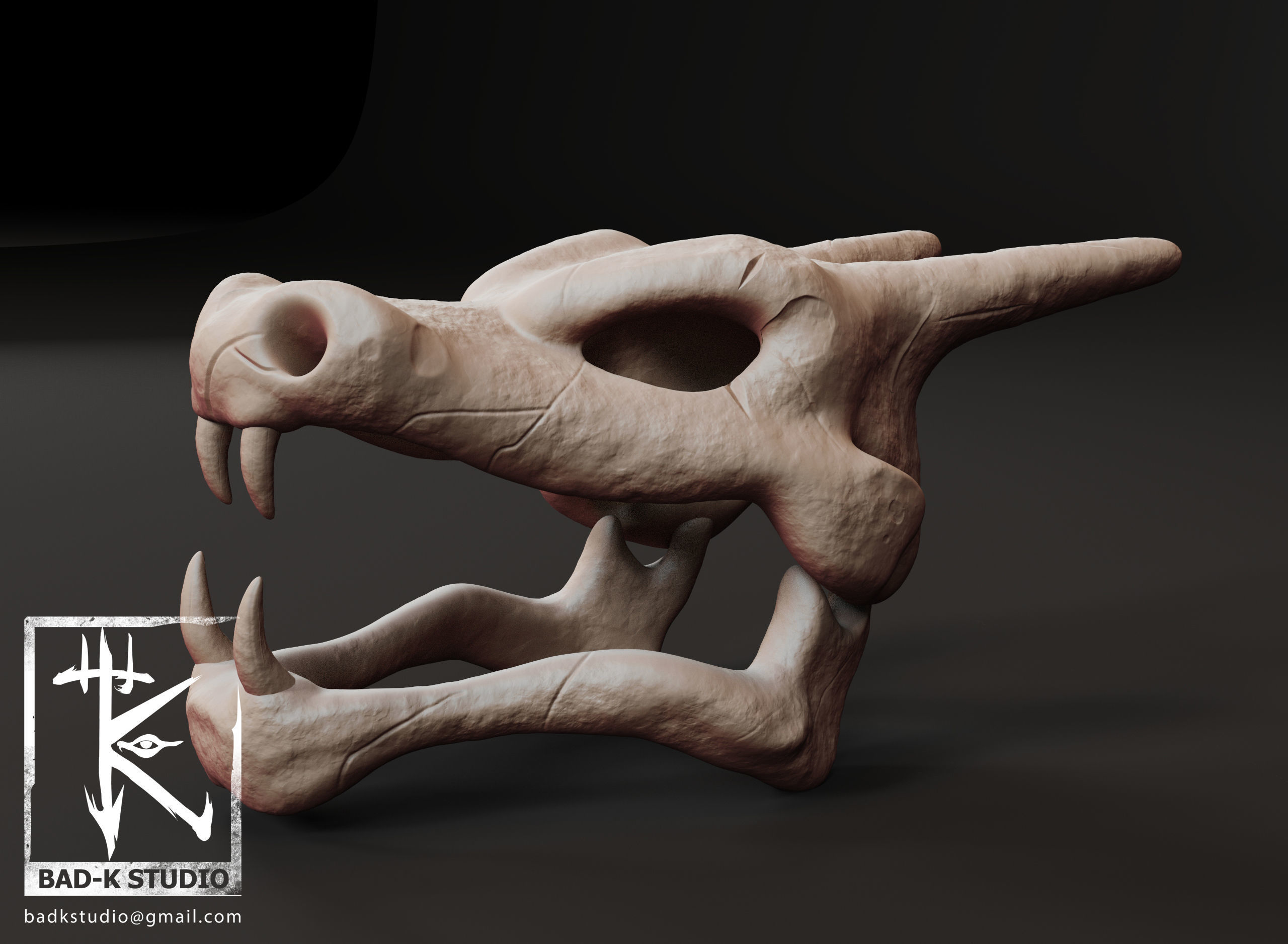 Pokemon Charizard Skull 3d printing model 3D print model_2