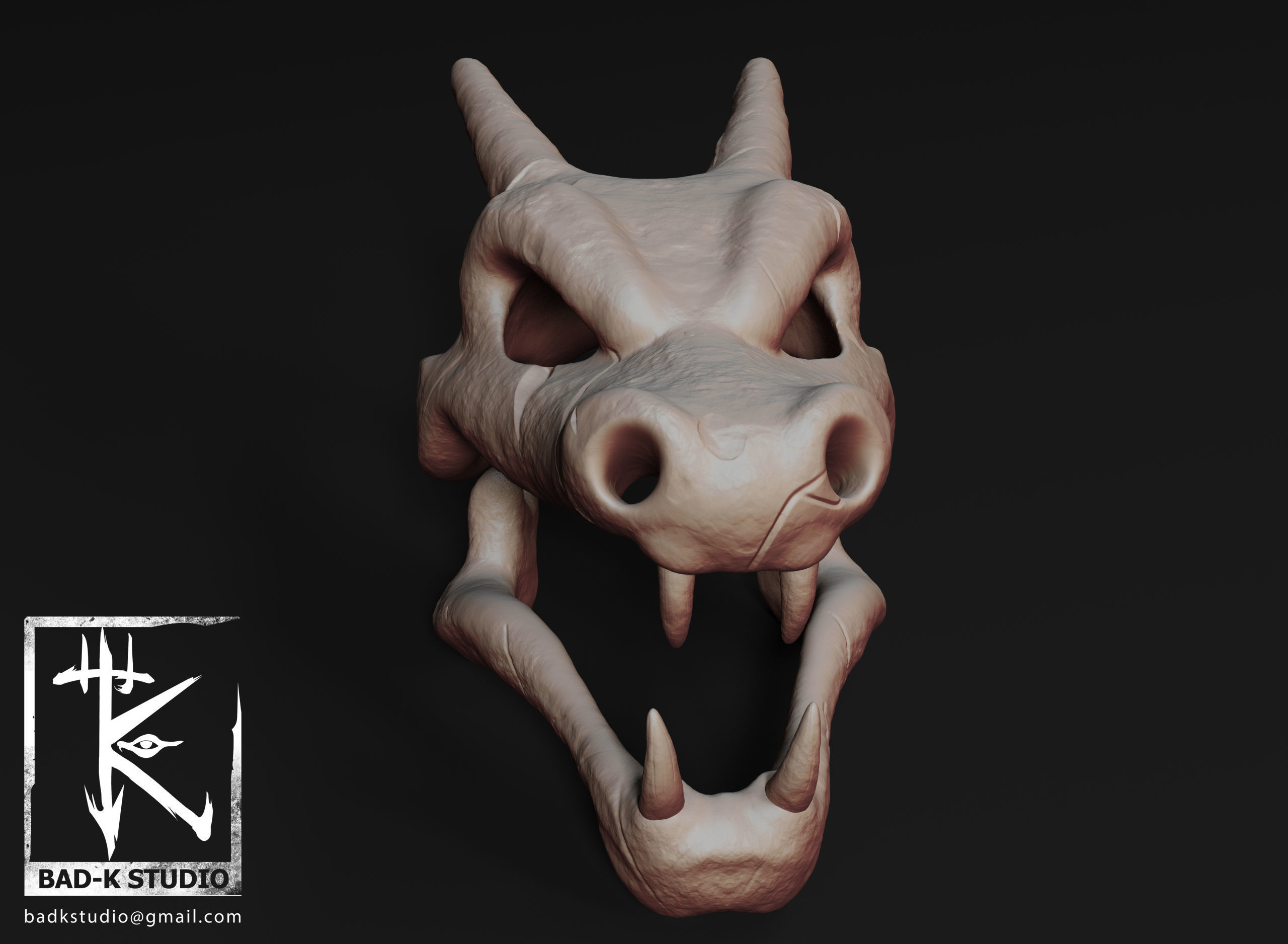 Pokemon Charizard Skull 3d printing model 3D print model_5