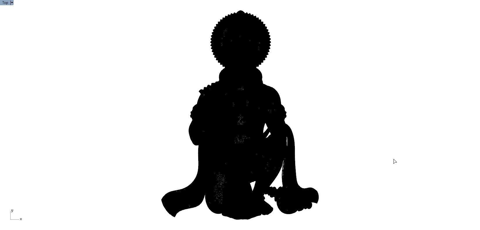 HUNUMAN PENDENT 3D print model_7