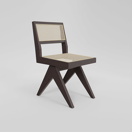 Rattan Chair Free low-poly 3D model