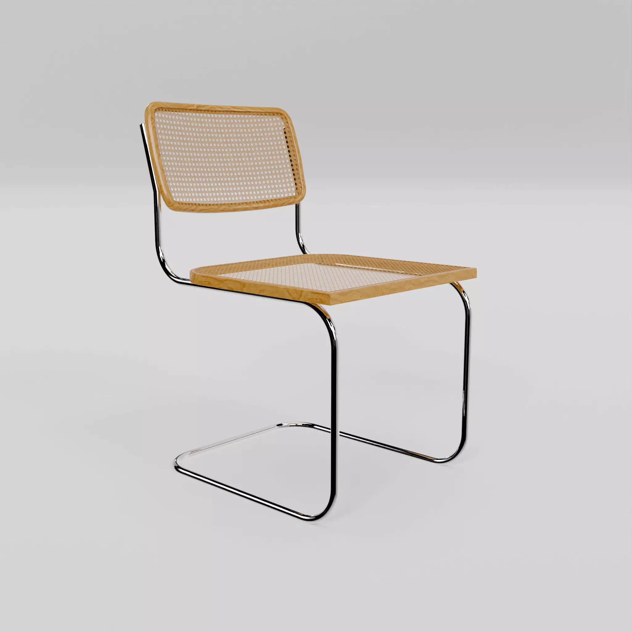Rattan Chair Free low-poly 3D model
