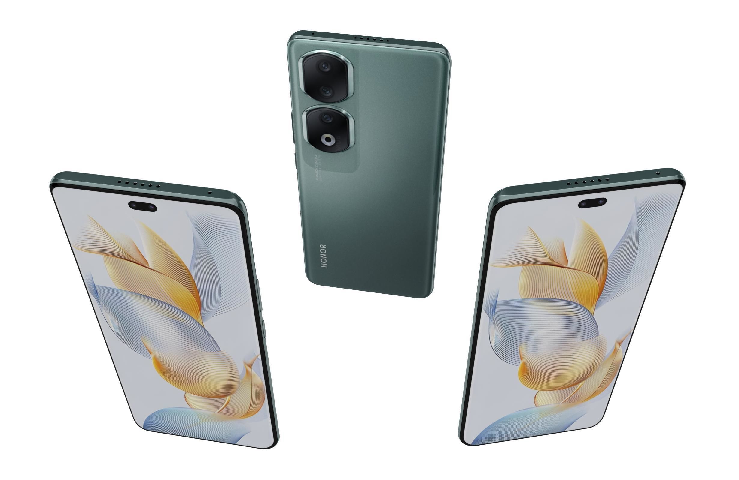 Honor 90 and 90 Pro Low-poly 3D model_84