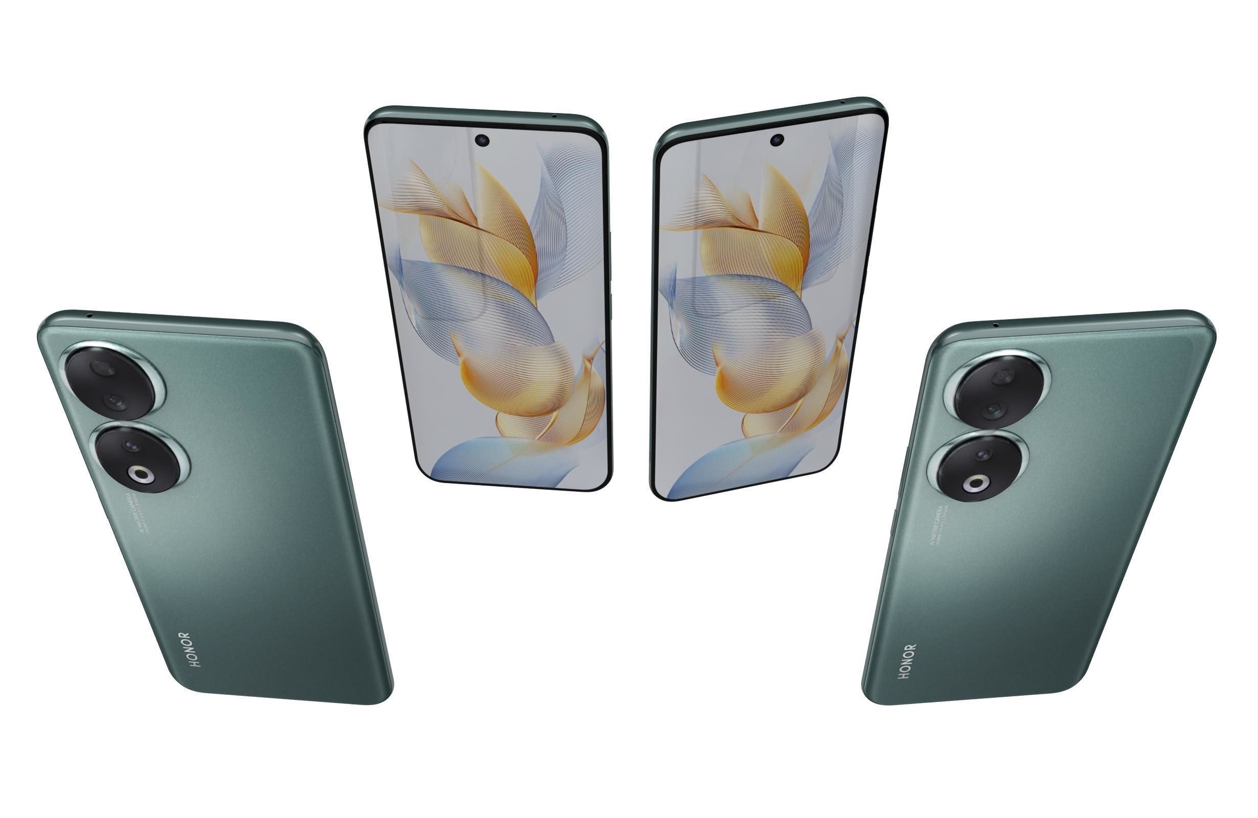 Honor 90 and 90 Pro Low-poly 3D model_5