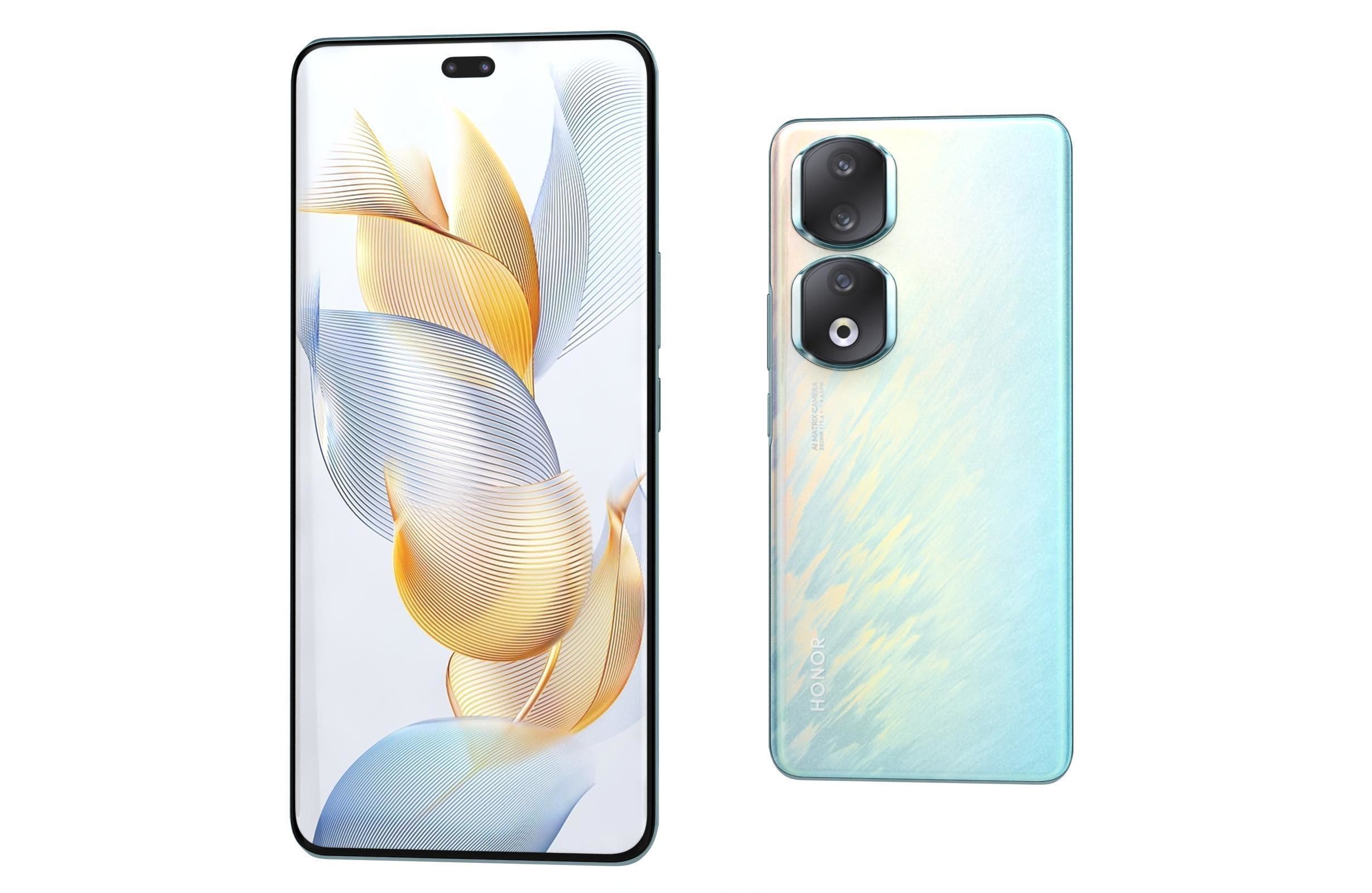 Honor 90 and 90 Pro Low-poly 3D model_77