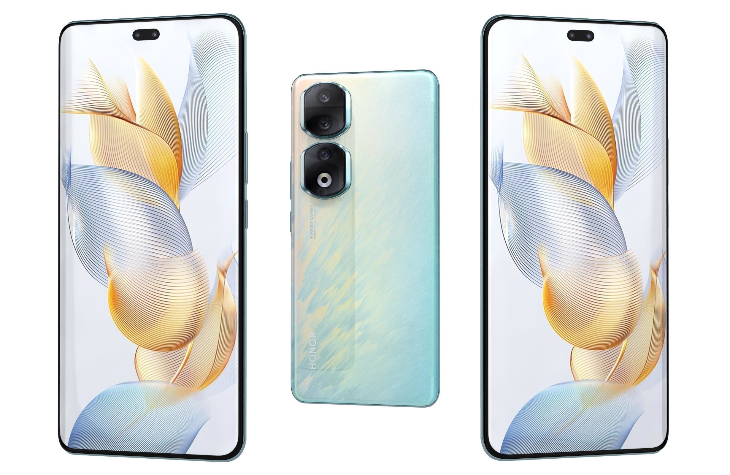 Honor 90 and 90 Pro Low-poly 3D model_71