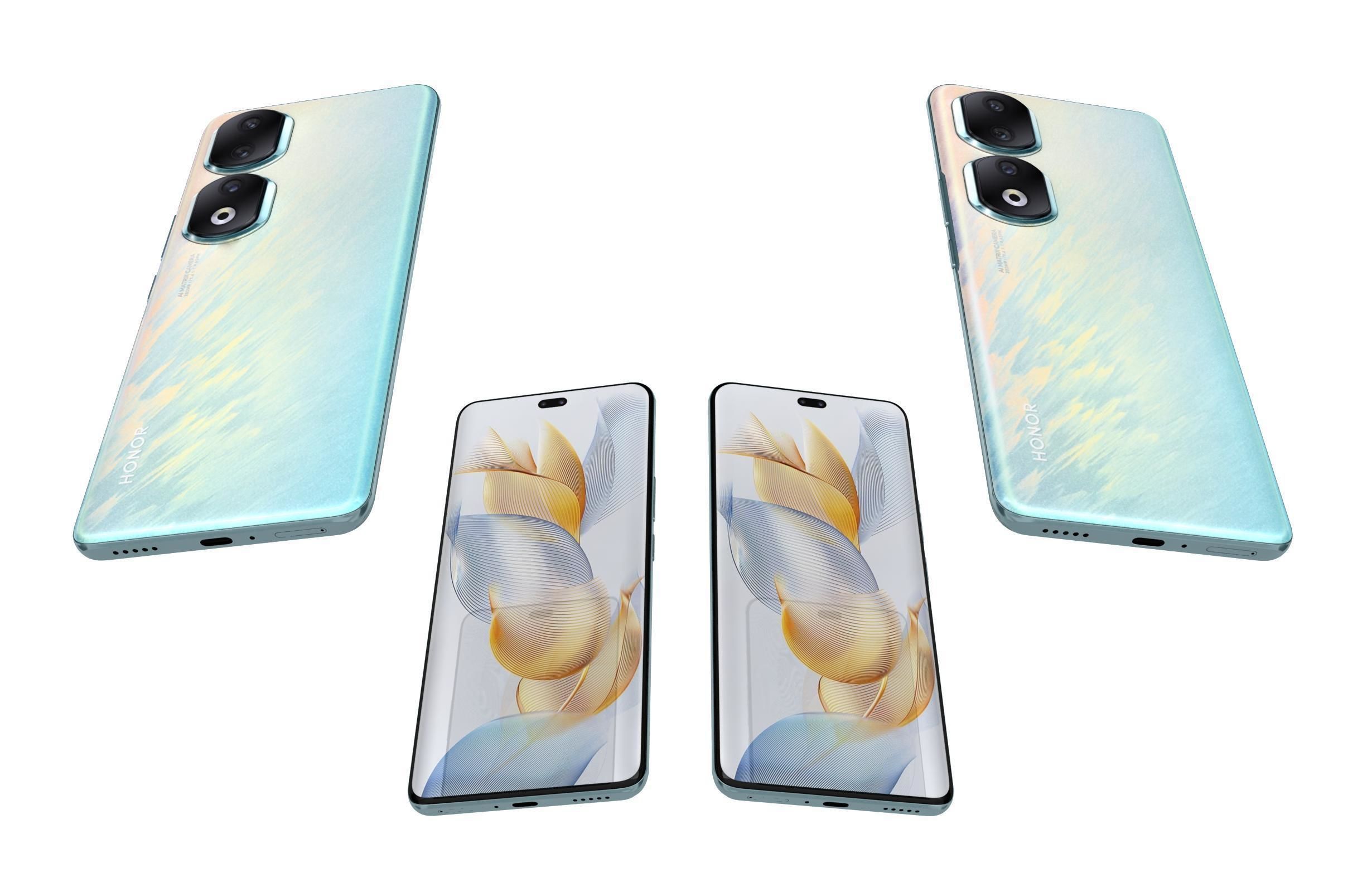 Honor 90 and 90 Pro Low-poly 3D model_76