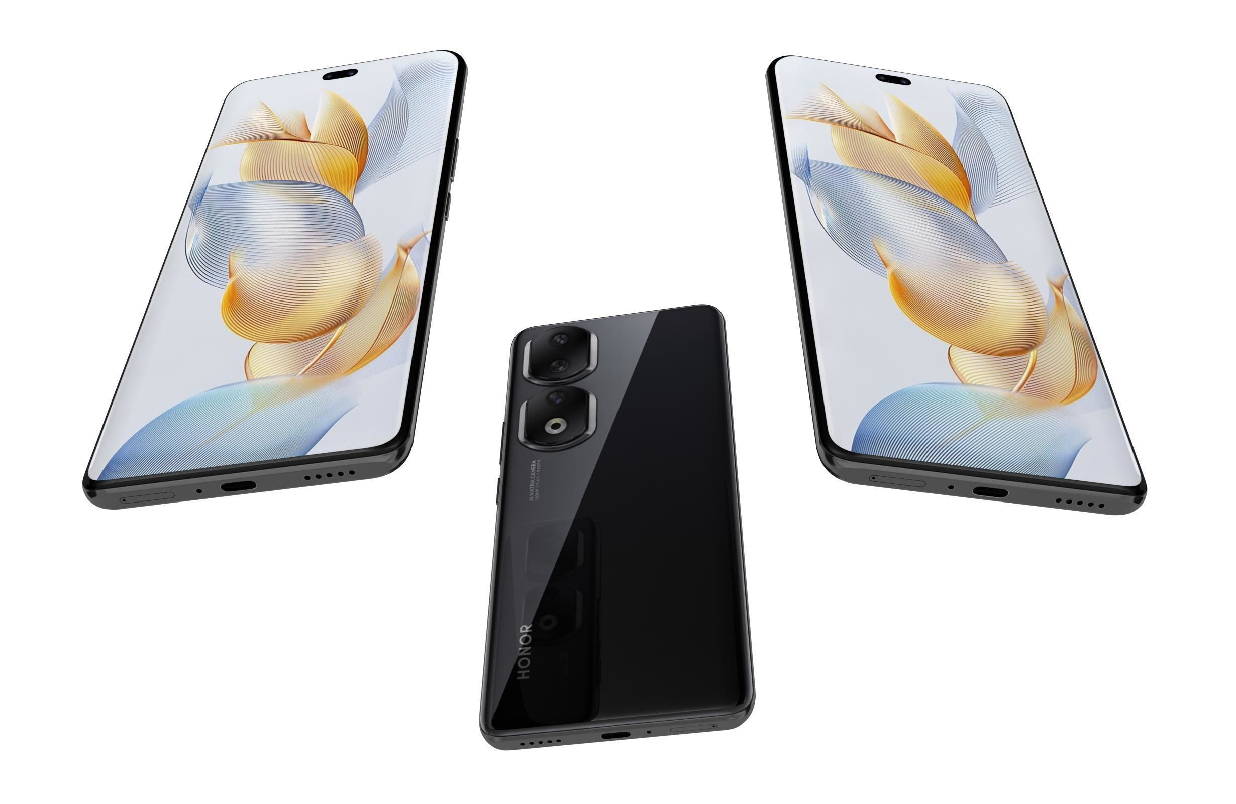 Honor 90 and 90 Pro Low-poly 3D model_61