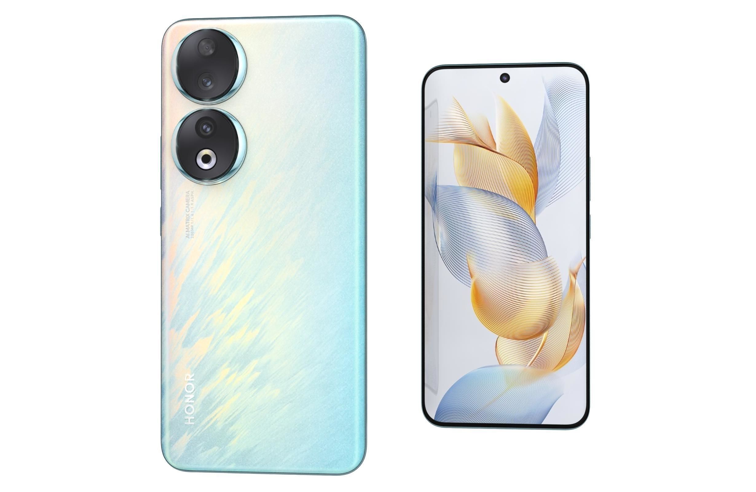 Honor 90 and 90 Pro Low-poly 3D model_32