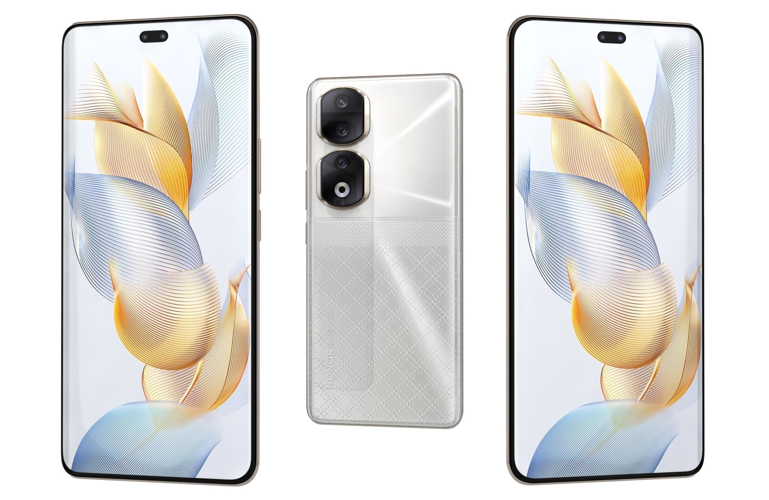 Honor 90 and 90 Pro Low-poly 3D model_95