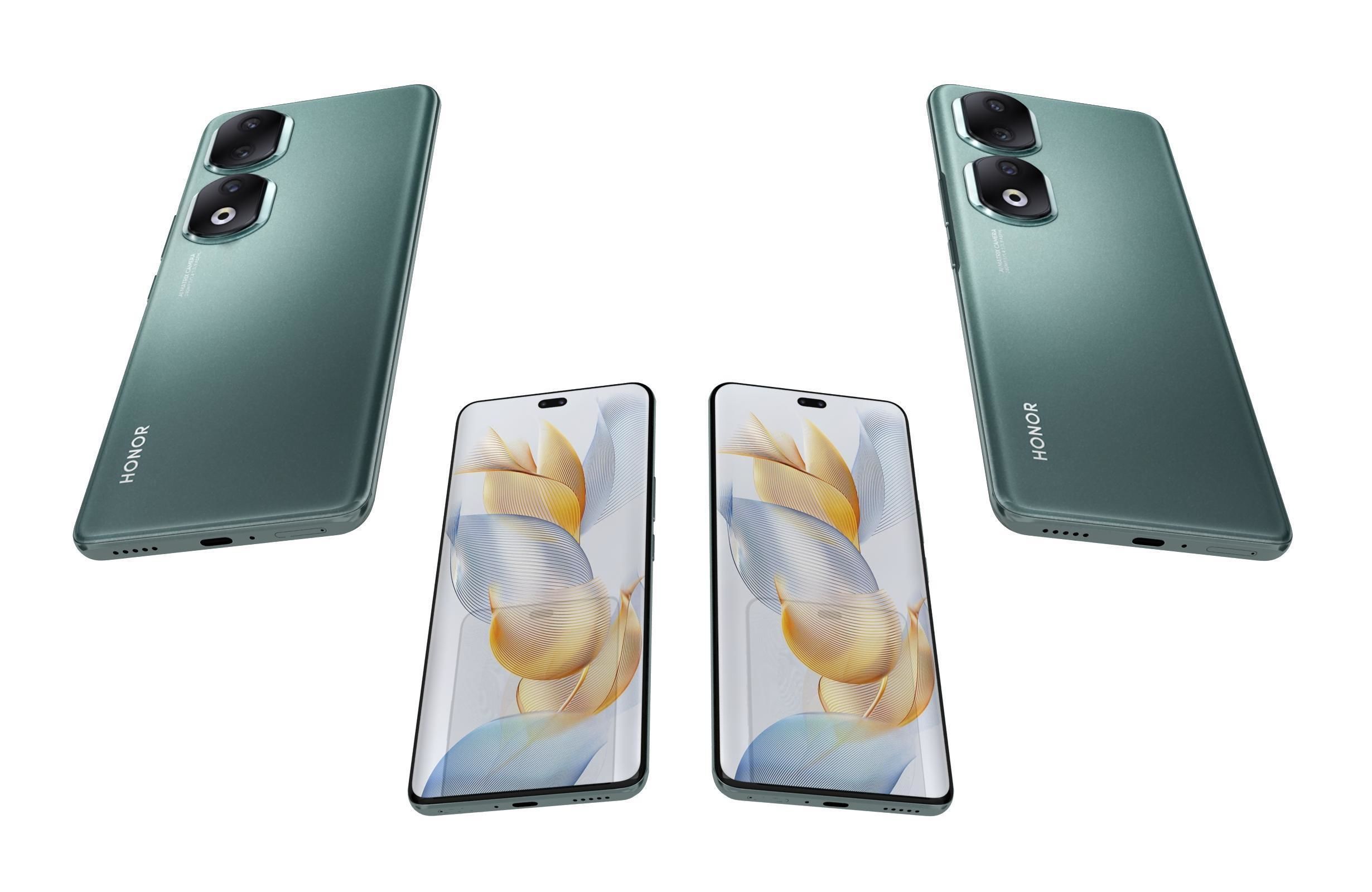 Honor 90 and 90 Pro Low-poly 3D model_88