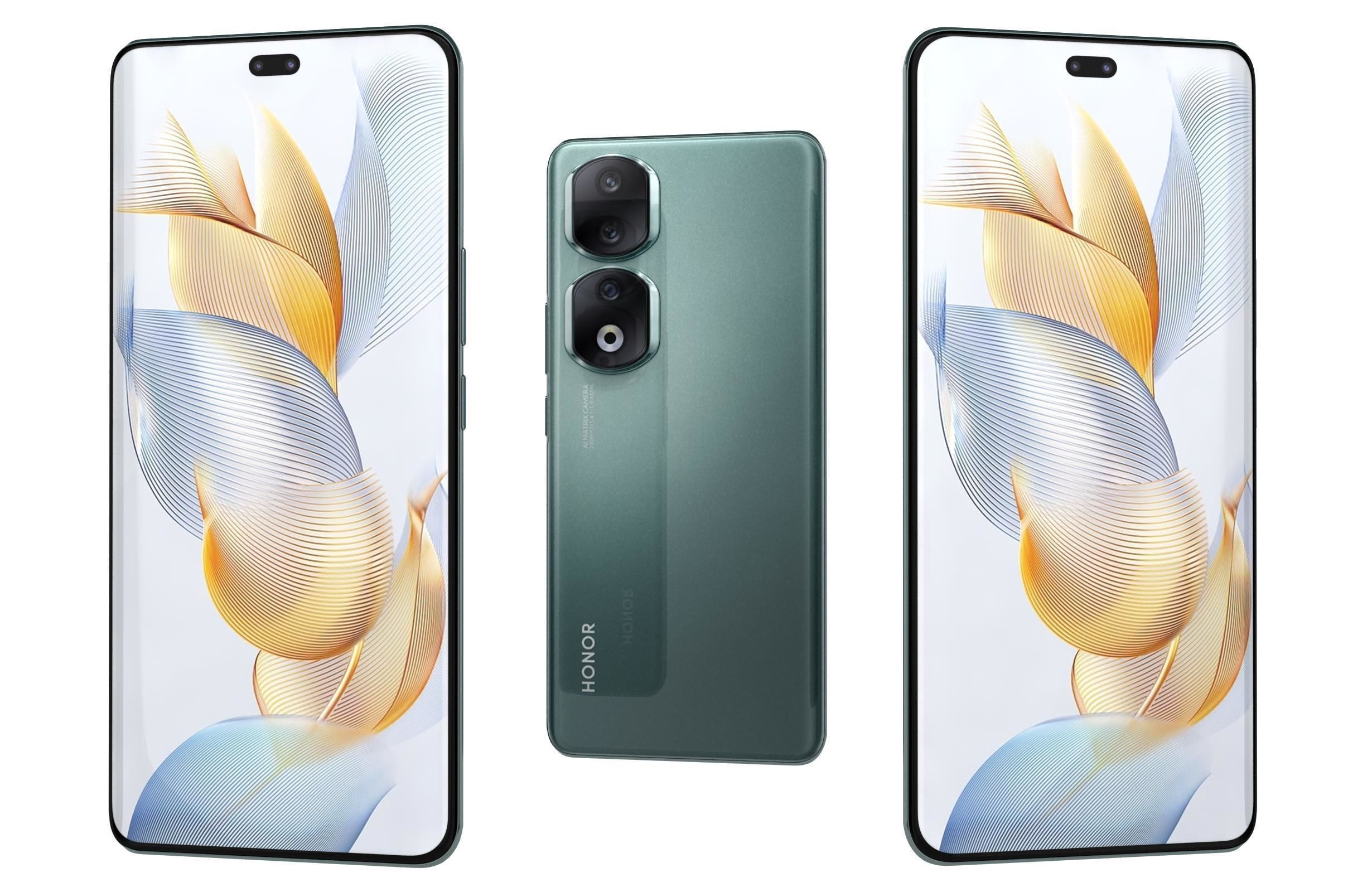 Honor 90 and 90 Pro Low-poly 3D model_83