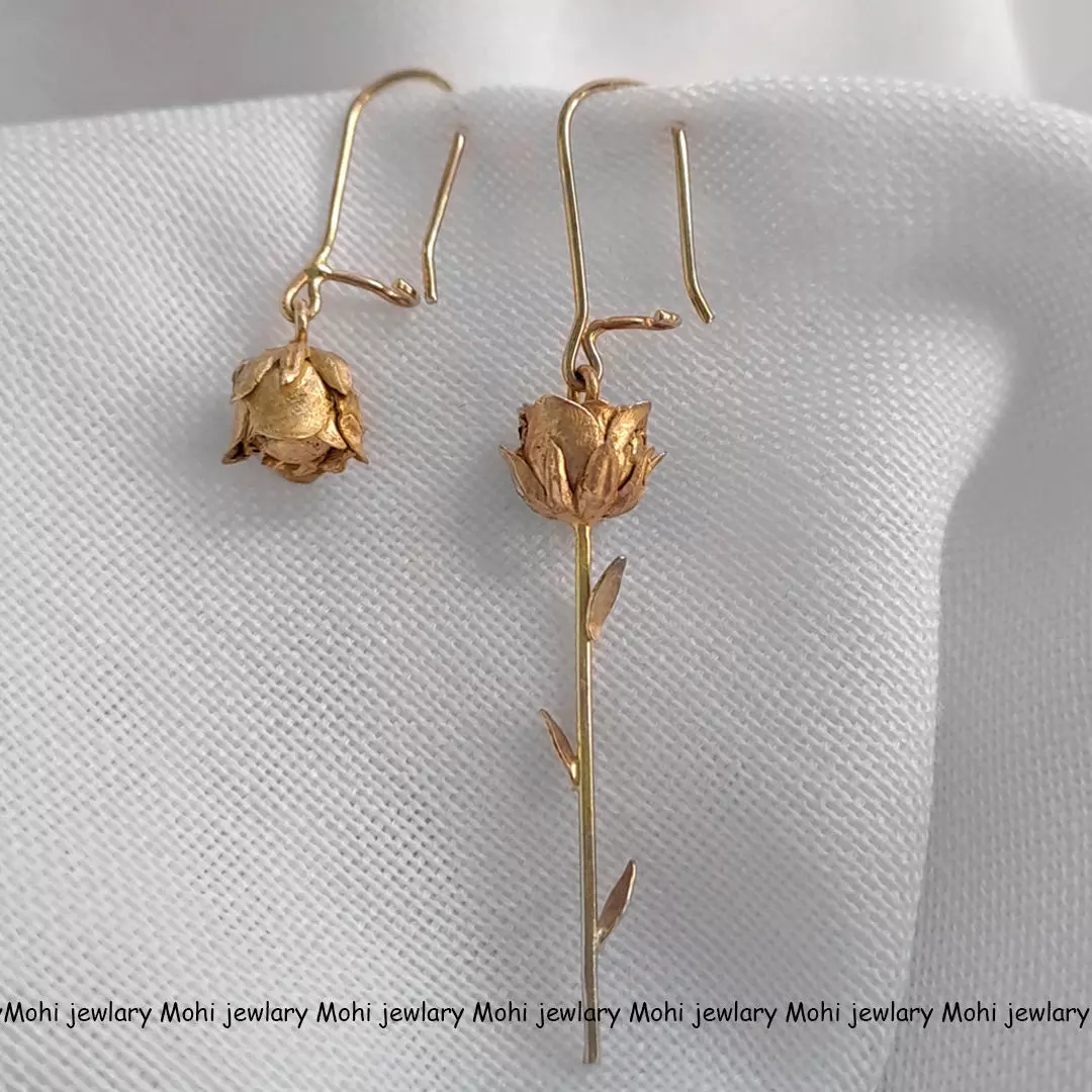 earring flower Free 3D print model