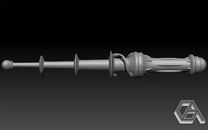 Valorant Gravitational Uranium Neuroblaster Baton  3D print model