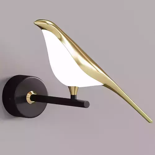 Bird Wall Lamp 3D model