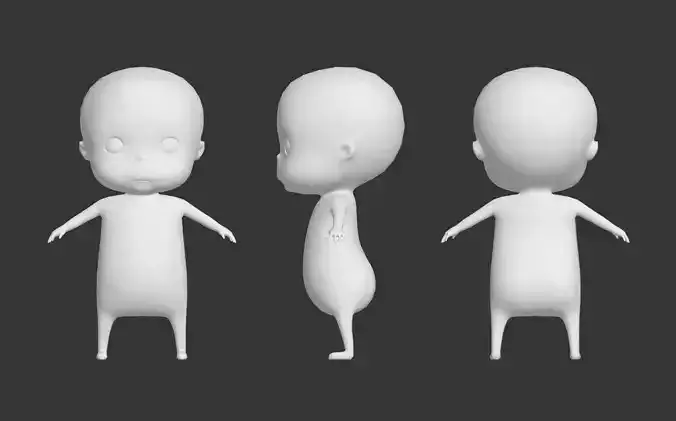 Base Mesh Character 