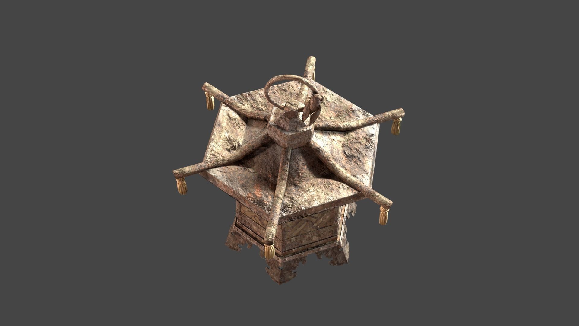 cicada lantern 3D model