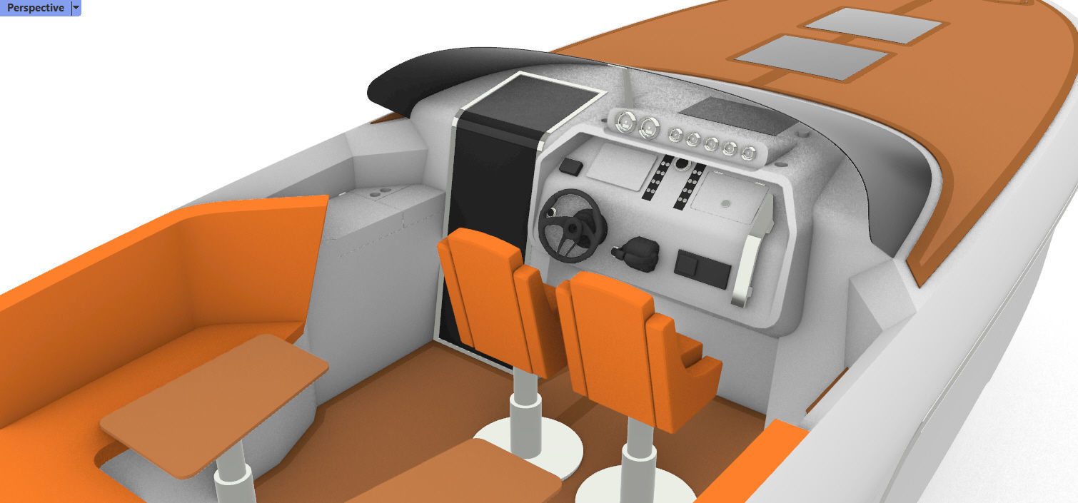 Frauscher 1212 Ghost Motor Yacht  3D model_15