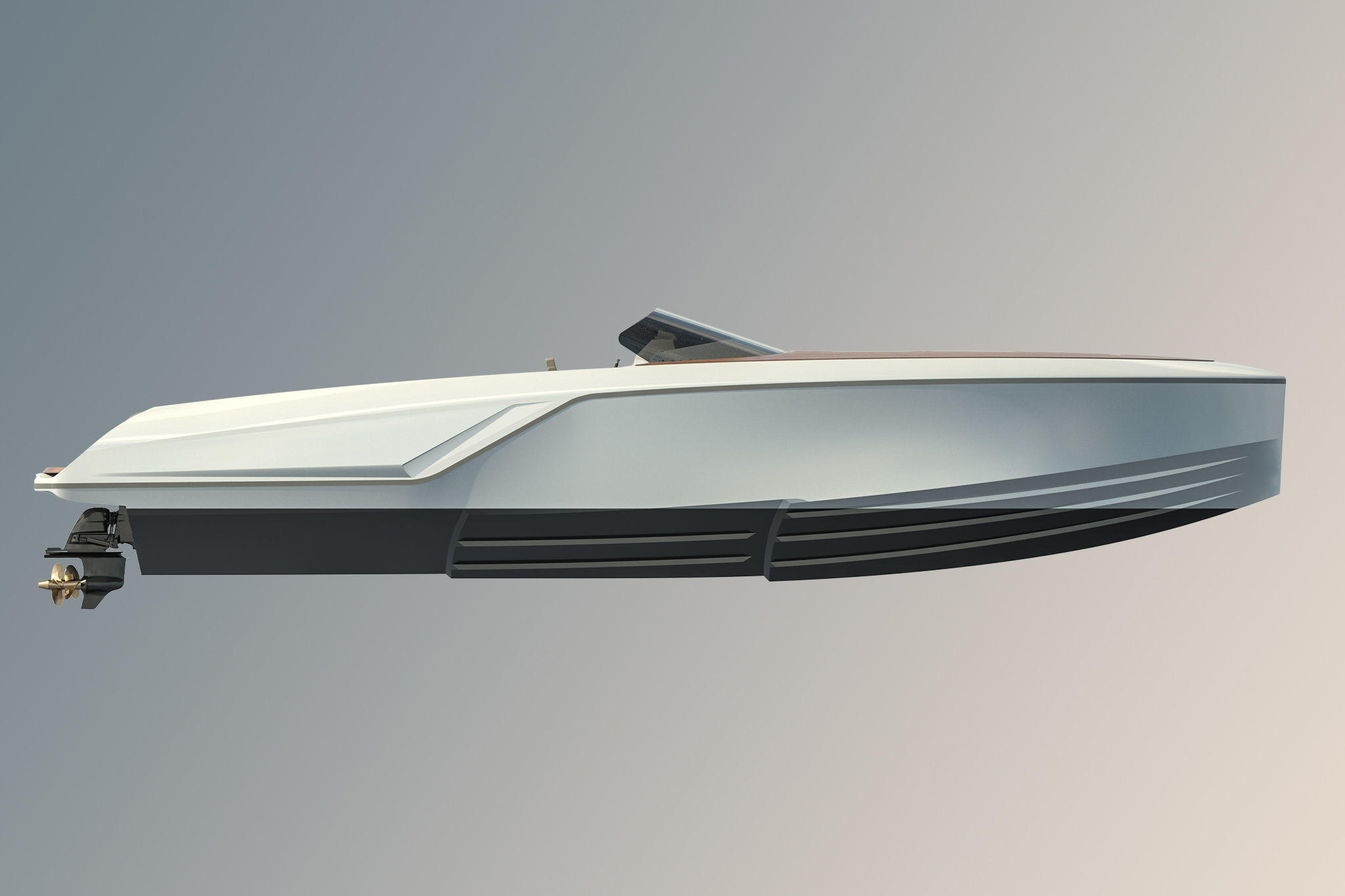 Frauscher 1212 Ghost Motor Yacht  3D model_7