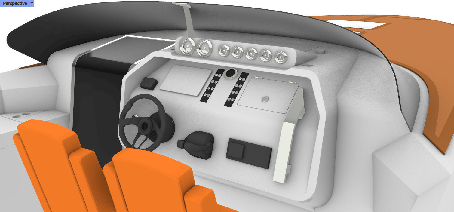 Frauscher 1212 Ghost Motor Yacht  3D model_19