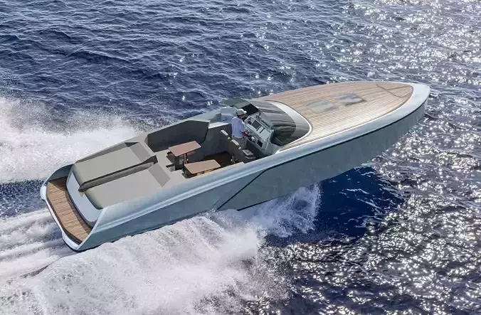 Frauscher 1212 Ghost Motor Yacht  3D model