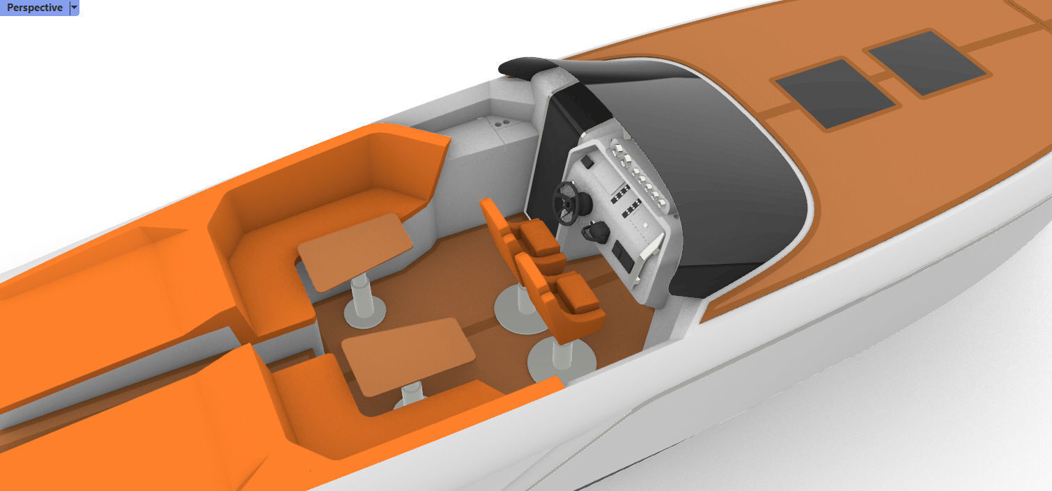 Frauscher 1212 Ghost Motor Yacht  3D model_18