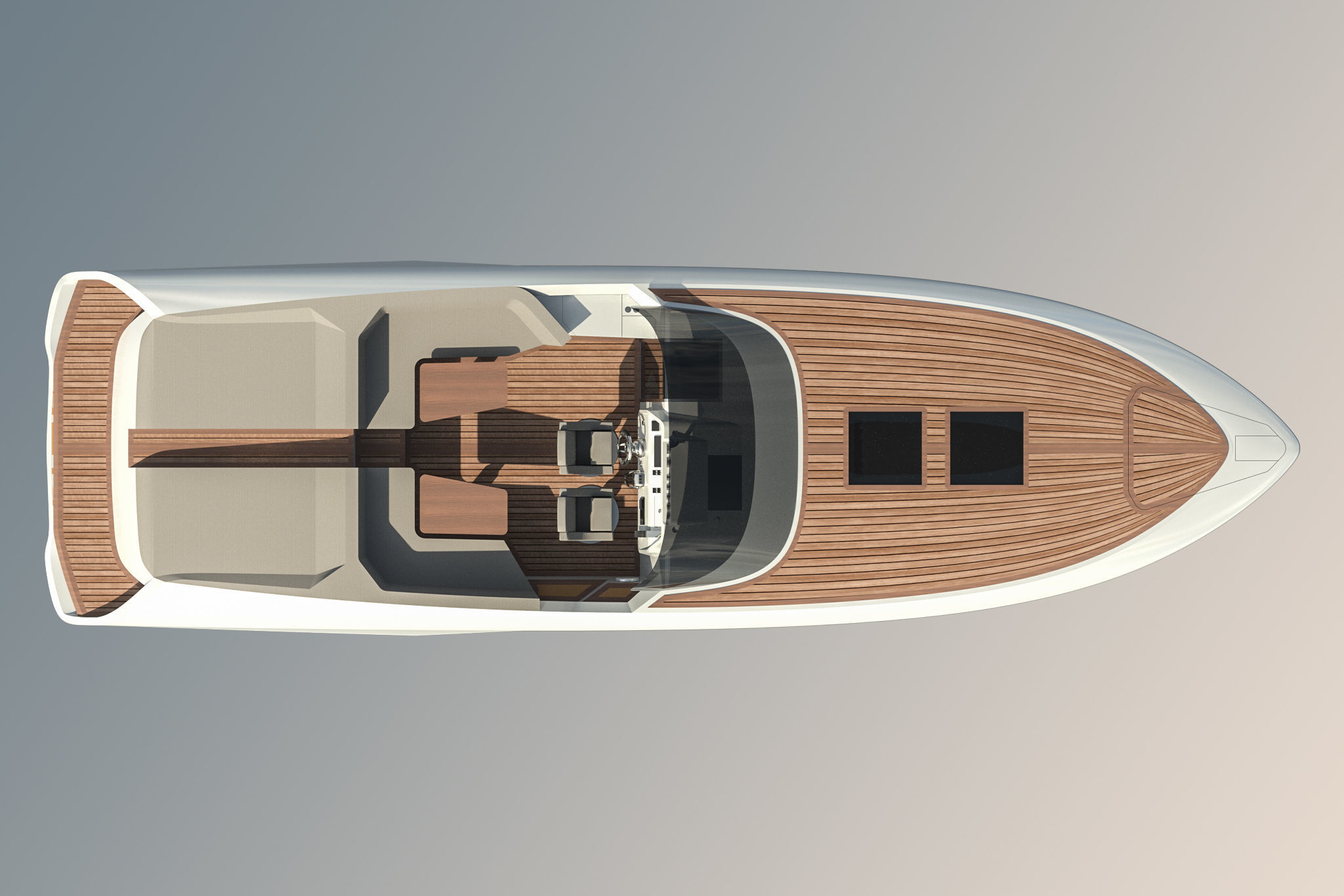 Frauscher 1212 Ghost Motor Yacht  3D model_8