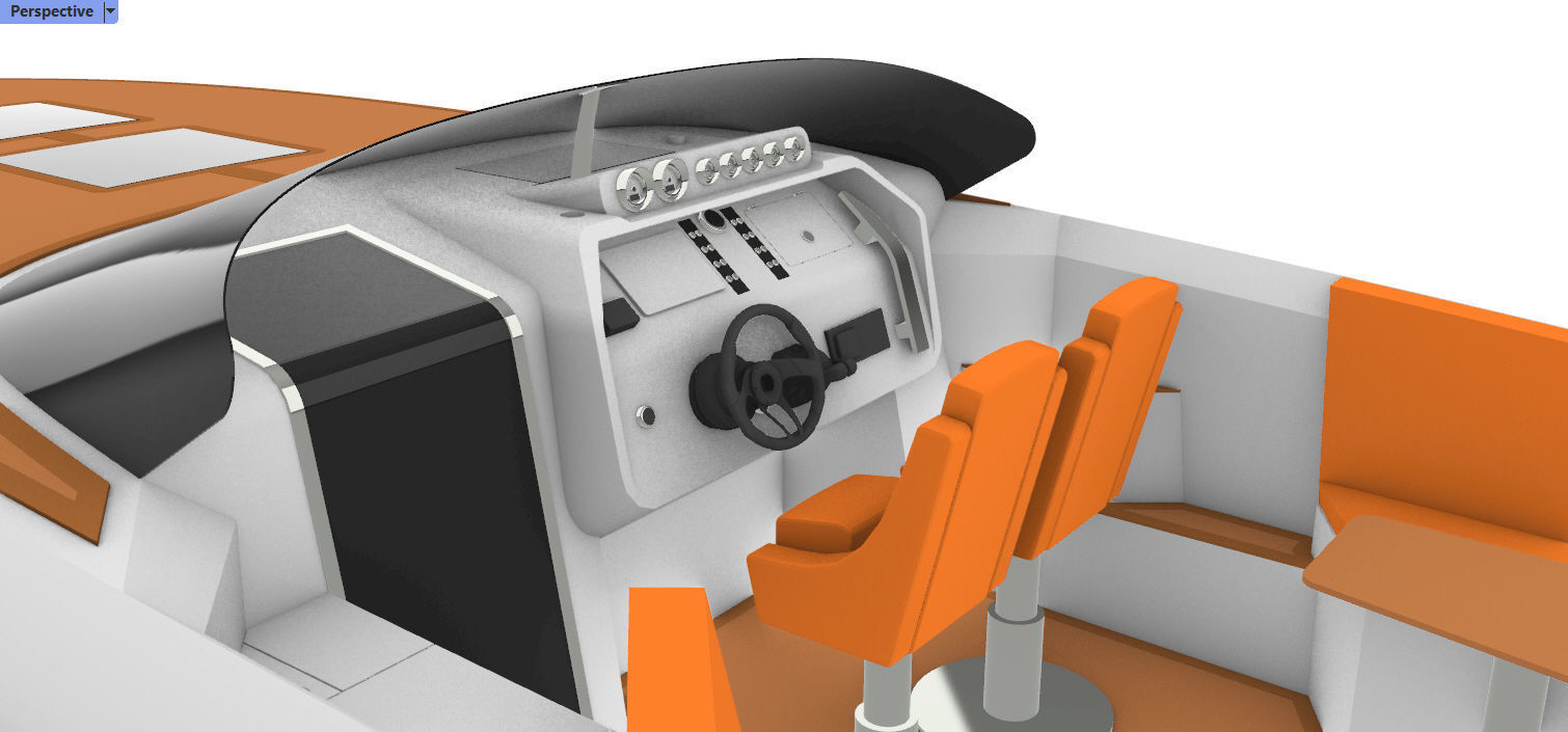 Frauscher 1212 Ghost Motor Yacht  3D model_20