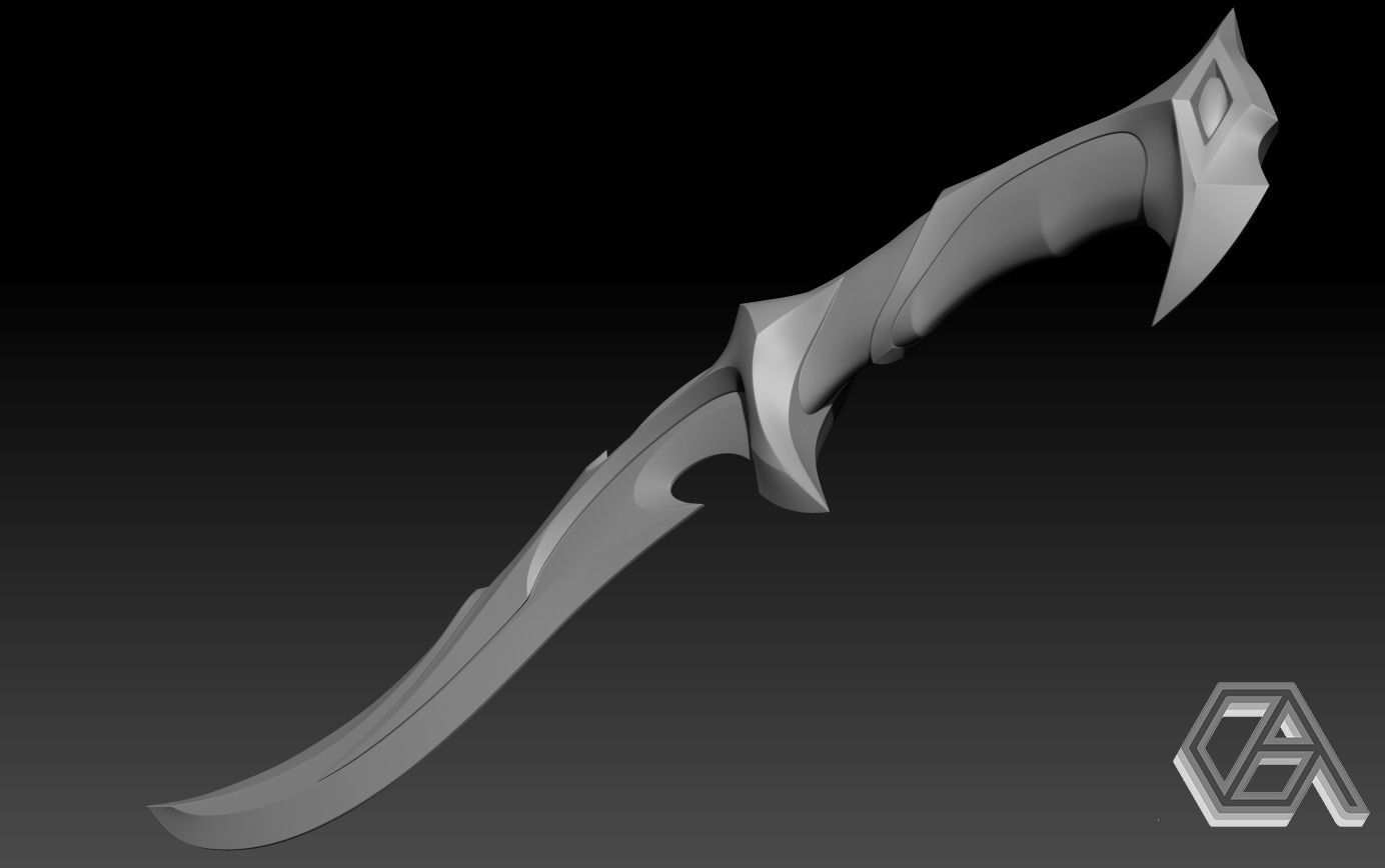 Valorant Forsaken Ritual Blade 3D print model_3